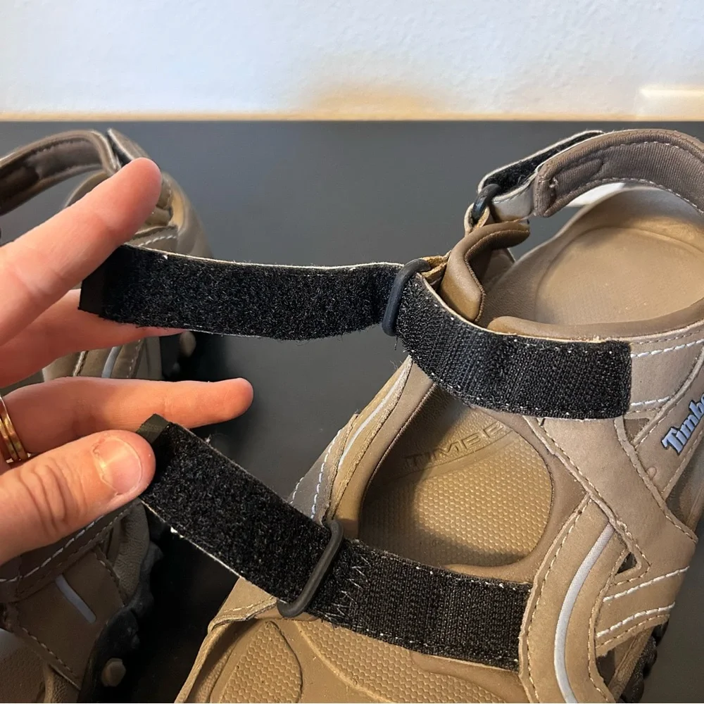 Timberland Tan Outdoor Sandals with Adjustable Straps Size 9 - Picture 10 of 13